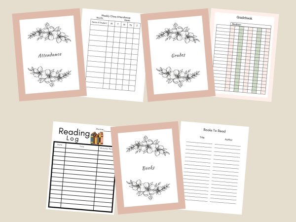 Floral Homeschool Planner - Image 4