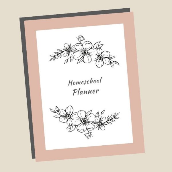 Floral Homeschool Planner