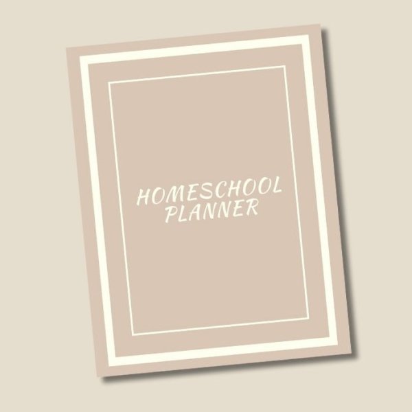 Brown Homeschool Planner