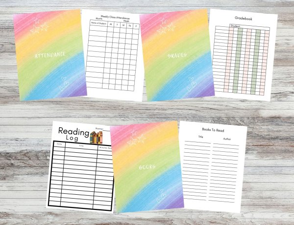 Rainbow Homeschool Planner - Image 4